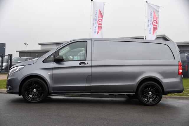 Mercedes-Benz VITO 116 CDI L2 PB Edition Camera, Cruise, Carplay, LED, Automaat, 164pk, Trekhaak, Stoelverwarming, Sensoren, Uniek!