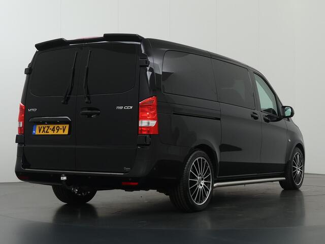 Mercedes-Benz VITO 119 CDI | Aut. | L2 Lang | Dubbele Cabine | LED Koplampen | LM Velgen | Sidebars | Lederen bekleding | Trekhaak | Parkeercamera | Navigatie | Certified