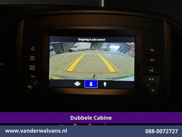 Mercedes-Benz VITO 116 CDI 164pk Automaat L3H1 Dubbele Cabine inrichting Euro6 Airco | 5-Zits | Camera | Apple Carplay 2500kg trekhaak, Cruisecontrol, Android Auto, Parkeersensoren