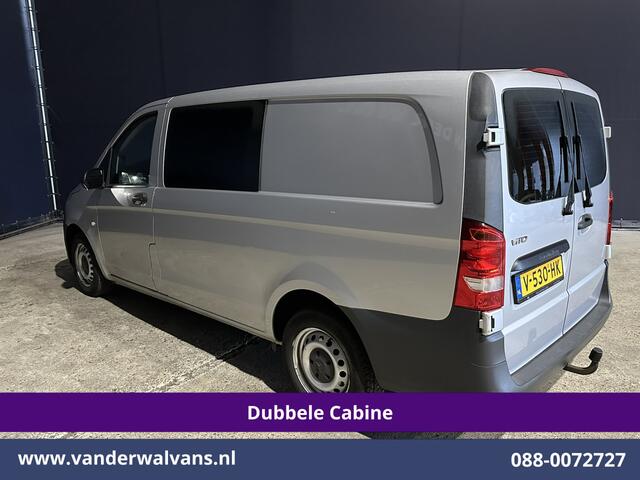 Mercedes-Benz VITO 111CDI L2H1 Dubbele Cabine Euro6 Airco | 6-Zits | Camera | Trekhaak | Bijrijdersbank, Bluetooth telefoonvoorbereiding