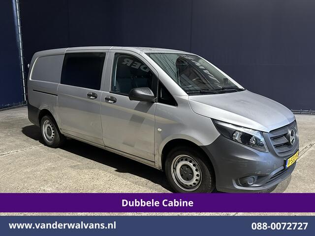 Mercedes-Benz VITO 111CDI L2H1 Dubbele Cabine Euro6 Airco | 6-Zits | Camera | Trekhaak | Bijrijdersbank, Bluetooth telefoonvoorbereiding