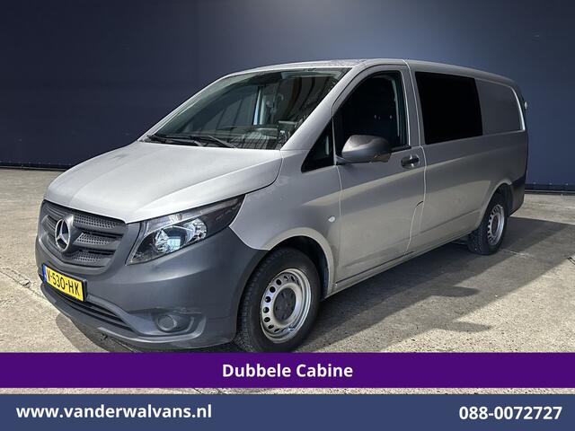 Mercedes-Benz VITO 111CDI L2H1 Dubbele Cabine Euro6 Airco | 6-Zits | Camera | Trekhaak | Bijrijdersbank, Bluetooth telefoonvoorbereiding