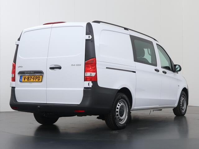 Mercedes-Benz VITO 114 CDI | L2 LANG | DUBBELE CABINE | TREKHAAK | BETIMMERING | CLIMATE CONTROL | BLUETOOTH | 5-ZITS | CERTIFIED
