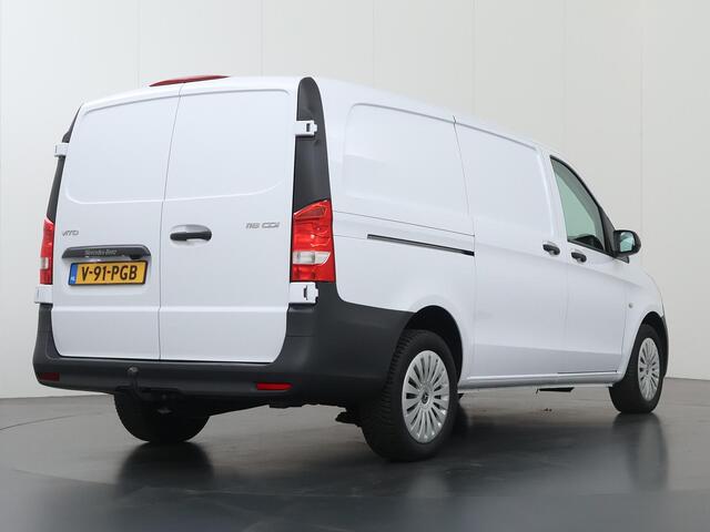 Mercedes-Benz VITO 116 CDI | LANG L2 | PRO | AUTOMAAT NAVIGATIE | TREKHAAK | STOELVERWARMING | CAMERA | CRUISE CONTROL | AIRCO | BETIMMERDE LAADRUIMTE | 3-ZITS | CERTIFIED