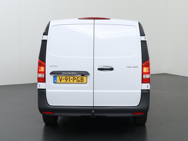Mercedes-Benz VITO 116 CDI | LANG L2 | PRO | AUTOMAAT NAVIGATIE | TREKHAAK | STOELVERWARMING | CAMERA | CRUISE CONTROL | AIRCO | BETIMMERDE LAADRUIMTE | 3-ZITS | CERTIFIED
