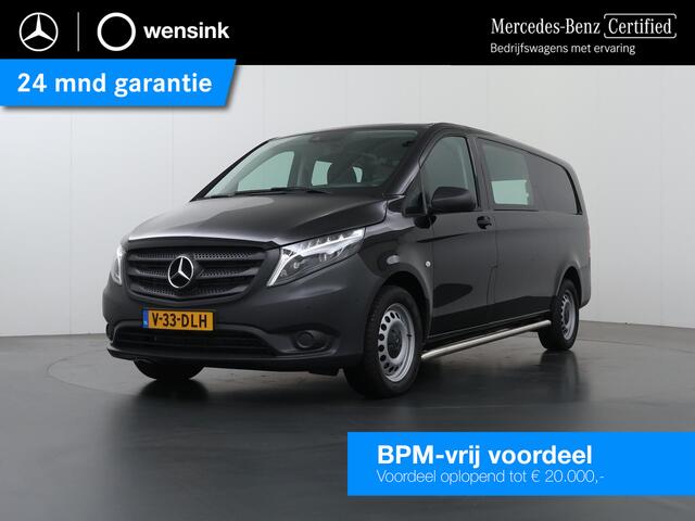 Mercedes-Benz VITO 116 CDI Extra Lang | Dubbel Cabine ¤59.995,- | Sidebars | LED | Trekhaak | Lat om Lat Betimmering |