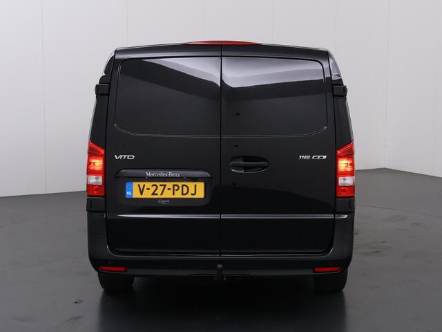 Mercedes-Benz VITO 116 CDI | AUT. | L3 XL | 160 PK | PRO | 2500 KG TREKHAAK | STOELVERWARMING | KUNST LEDEREN BEKLEDING | 2X ZIJSCHUIFDEUR | CARPLAY | ANDROID AUTO | PARKEERPAKKET | CRUISE CONTROL | AIRCO | CERTIFIED