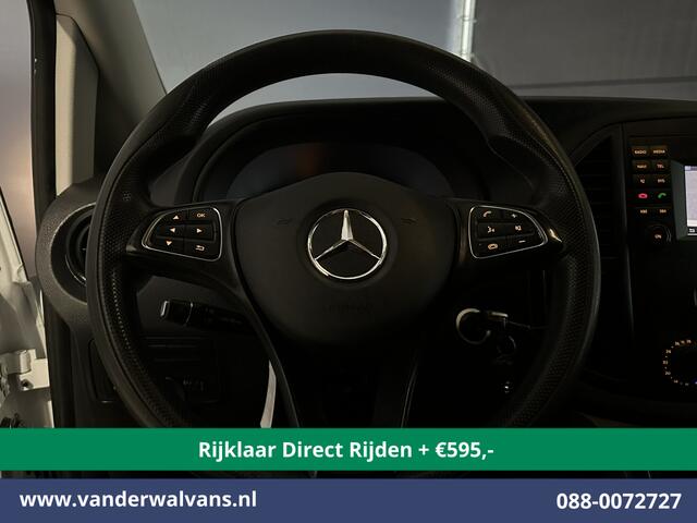 Mercedes-Benz VITO 114 CDI 136pk L2H1 *Rijklaar Direct Rijden* Euro6 Airco | Navigatie | Camera | LM Velgen Cruisecontrol, Bumper in de kleur, Parkeersensoren, Achterklep, Stoelverwarming, Bijrijdersbank, Inrichting