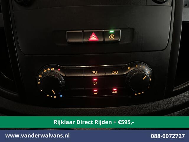 Mercedes-Benz VITO 114 CDI 136pk L2H1 *Rijklaar Direct Rijden* Euro6 Airco | Navigatie | Camera | LM Velgen Cruisecontrol, Bumper in de kleur, Parkeersensoren, Achterklep, Stoelverwarming, Bijrijdersbank, Inrichting