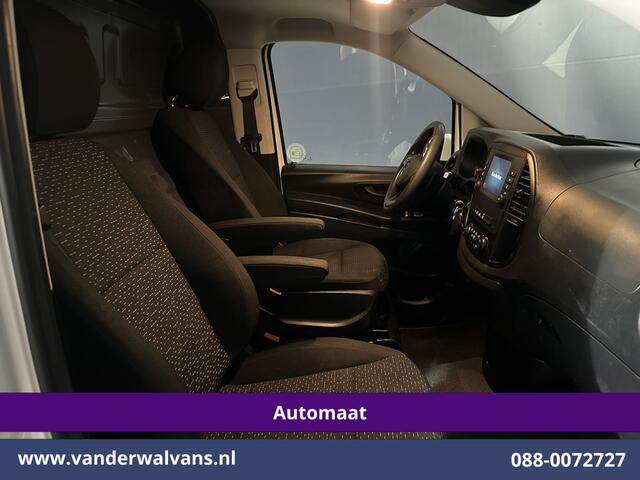 Mercedes-Benz VITO 114 CDI 136pk 9G-Tronic Automaat L2H1 Euro6 Airco | Camera | Navigatie | Apple Carplay | Imperiaal | 2500kg Trekhaak Android Auto, Cruisecontrol, Parkeersensoren, Sidebars, Bumper in de kleur
