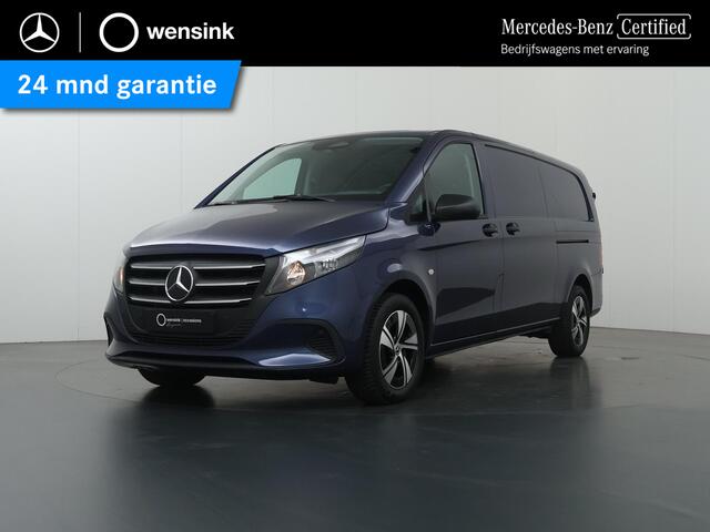 Mercedes-Benz VITO 116 CDI | Aut. | XL L3 | Select | Lederen Stuurwiel | Trekhaak 2500kg | Verwarmde Bestuurders Comfortstoel | Bijrijdersbank | Betimmering Laadruimte | Parkeerpakket | Airco | Dodehoekwaarschuwing | Certified |