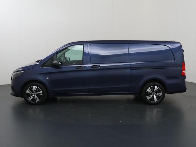 Mercedes-Benz VITO 116 CDI | Aut. | XL L3 | Select | Lederen Stuurwiel | Trekhaak 2500kg | Verwarmde Bestuurders Comfortstoel | Bijrijdersbank | Betimmering Laadruimte | Parkeerpakket | Airco | Dodehoekwaarschuwing | Certified |