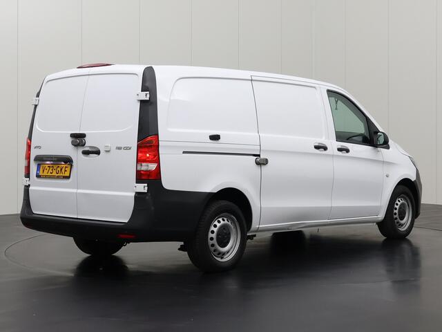 Mercedes-Benz VITO 116CDI Automaat Lang Achterdeuren | Navigatie | Camera | Gatelocks | Airco | Cruise | 3-Zits