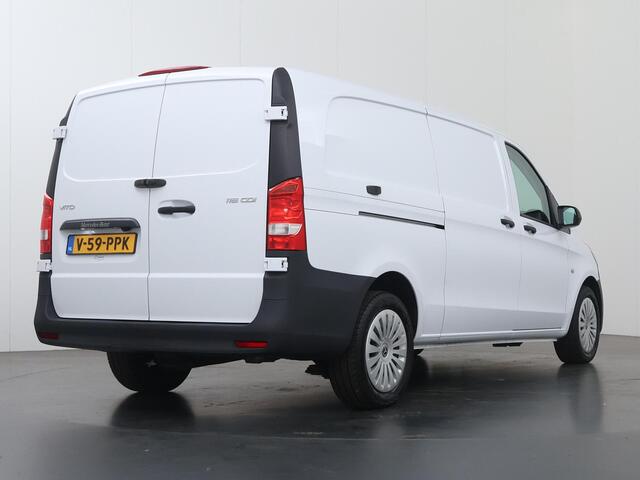 Mercedes-Benz VITO 116 CDI | L3 | PRO | AUTOMAAT | NAVIGATIE | TREKHAAK 2500 KG | STOELVERWARMING | CAMERA | CRUISE CONTROL | AIRCO | BETIMMERDE LAADRUIMTE | CERTIFIED