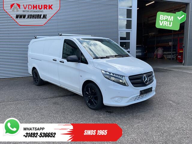 Mercedes-Benz VITO 119 CDI Aut. L3 LED/ Carplay/ Stoelverw./ Standkachel/ Navi/ Cruise/ Camera/ Airco/ 17"LMV/ PDC/ Dakdragers/ Trekhaak