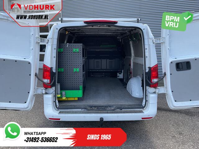 Mercedes-Benz VITO 119 CDI Aut. L3 LED/ Carplay/ Stoelverw./ Standkachel/ Navi/ Cruise/ Camera/ Airco/ 17"LMV/ PDC/ Dakdragers/ Trekhaak