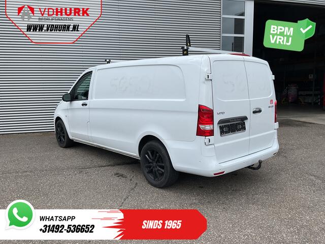 Mercedes-Benz VITO 119 CDI Aut. L3 LED/ Carplay/ Stoelverw./ Standkachel/ Navi/ Cruise/ Camera/ Airco/ 17"LMV/ PDC/ Dakdragers/ Trekhaak