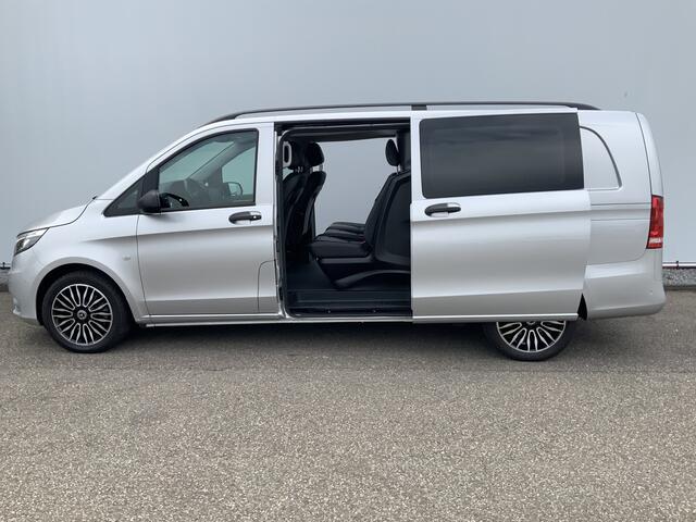 Mercedes-Benz VITO 119 CDI Extra Lang Dub Cab Automaat Airco Cruise Navi Trekhaak 2500 kg leer 5 Zits Alu Velg Euro 6