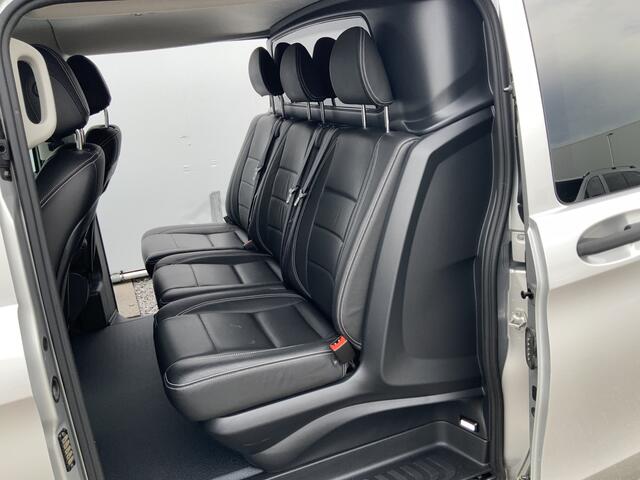 Mercedes-Benz VITO 119 CDI Extra Lang Dub Cab Automaat Airco Cruise Navi Trekhaak 2500 kg leer 5 Zits Alu Velg Euro 6