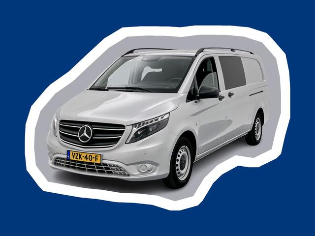 Mercedes-Benz VITO 114 CDI Extra Lang Dubbele Cabine Schuifdeur L+R Led Trekhaak 2500kg Apple Carplay/Android Auto Betimmering Cruise Control