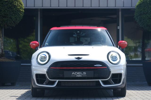 Mini CLUBMAN 2.0 JCW ALL4 Thunder Pack Panodak Harman Kardon Leder Acc HUD NL Auto Dealer Onderhouden