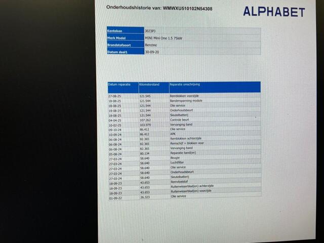 Mini COOPER 1.5 One Salt 5 Deurs - Airco, Cruise