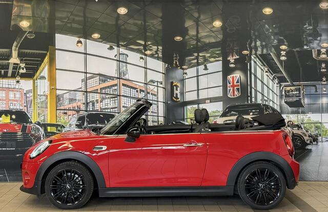Mini COOPER CABRIO 136 pk CARPLAY NAVI LEDER UNION JACK FACELIFT