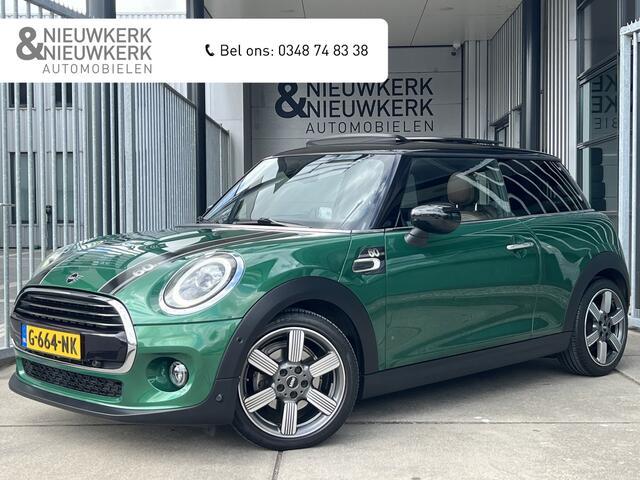 Mini COOPER 3-Deurs 1.5 60 Years Edition | AUTOMAAT | HEAD-UP DISPLAY | LEDER | SCHUIF/KANTELDAK | CARPLAY/ANDROID | HARMAN/KARDON | NAVI | CRUISE CONTROL | PDC V+A | CLIMATE CONTROL | LMV 17'' | STOELVERWARMING | KEYLESS | LED | BLUETOOTH