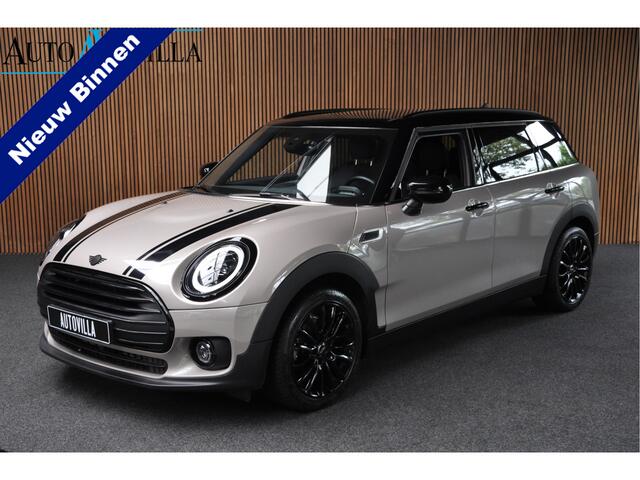 Mini COOPER CLUBMAN Mini 1.5 Navi Leer Camera PDC Carplay Keyless 17" LM velgen Zwarte binnenhemel Stoelverwarming Sportstoelen LED BTW auto!