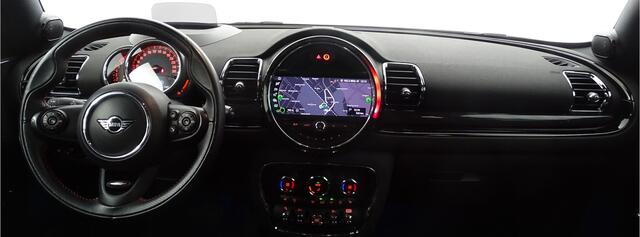 Mini COOPER CLUBMAN Mini 1.5 Business Edition: optie Apple carplay, stoelverw, leder bekleding, TRC, navy, botswaarsch, personen waarsch, HUD, verkeersbord herk, keyless entry, privacyglas Harman Cardon alarm certyf