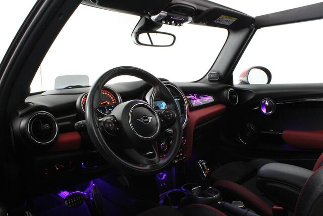 Mini COOPER S Mini Cabrio 2.0 John Cooper Works > 192pk/H&K/Head-up/18inch/Chili red/Aerodynamica Kit...