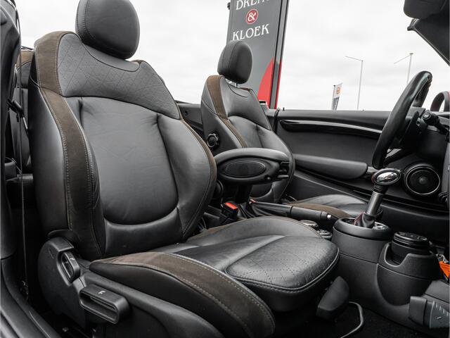 Mini COOPER S Cabrio 2.0 Chili Serious Business ORG NL HARMAN KARDON CAMERA LEDER STOELVERW HUD BOMVOL!