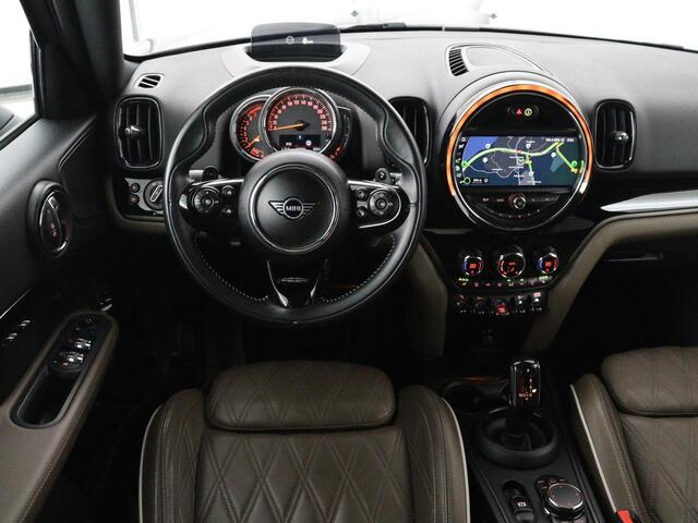 Mini COUNTRYMAN 2.0 Cooper S ALL4 Chili | Panoramadak | Leder | Stoelverwarming | Adaptive cruise | Head-Up | Carplay | Keyless | Navigatie | Sportstoelen | Climate control | Bluetooth