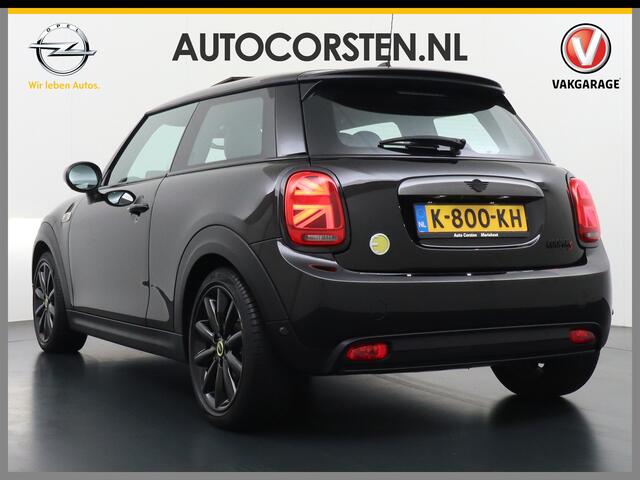 Mini Electric Mini AUT-184pk Charged Leer Navi Camera Harman/Kardon Apple Carplay Adaptive Matrix LED koplampen en LED achterlichten met Union Jack SportSt. 1/2 Leer+Verwarmd Connected services Digi-Dash PDC Ecc DAB Comfort Access Cruise Control Stoelverwarming Lmv 17"