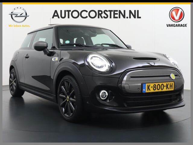 Mini Electric Mini AUT-184pk Charged Leer Navi Camera Harman/Kardon Apple Carplay Adaptive Matrix LED koplampen en LED achterlichten met Union Jack SportSt. 1/2 Leer+Verwarmd Connected services Digi-Dash PDC Ecc DAB Comfort Access Cruise Control Stoelverwarming Lmv 17"