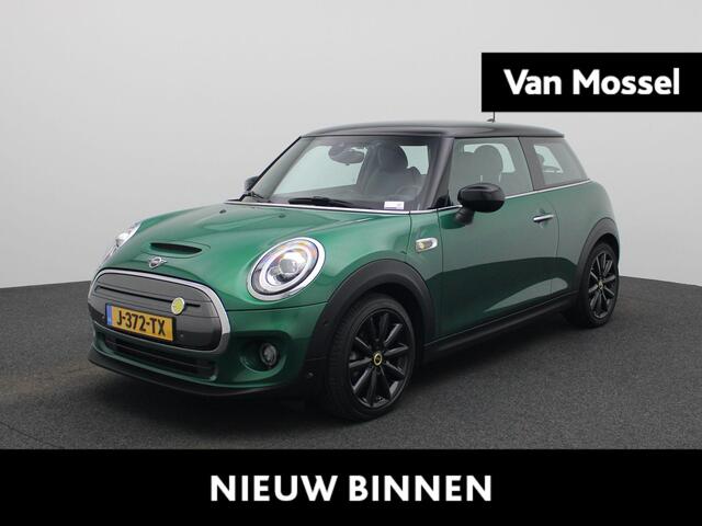 Mini Electric Charged 33 kWh 184PK | Harman Kardon Audio | Head-Up Display | *Britisch Racing Green* | Stoelverwarming | Lederen Bekleding | Zwarte Lichtmetalen Velgen | Apple CarPlay & Android Auto