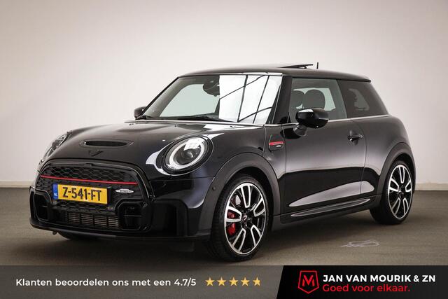 Mini John Cooper Works 3-Deurs 2.0 Classic | PRIMIUM PLUS PACK | MINI YOURS LEDER | PANORAMADAK | HEAD UP | STUURVERWARMING | DRAADLOZE LADER | 18"