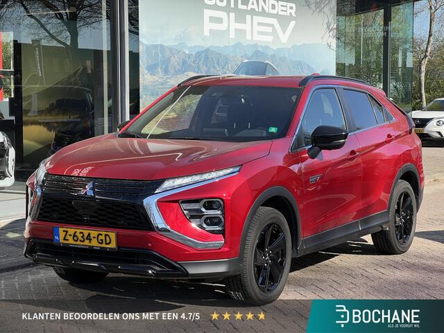 Mitsubishi ECLIPSE Cross 2.4 PHEV Black Edition | Adaptieve Cruise Control | Navigatie | FABRIEKSGARANTIE TOT 03-2032!
