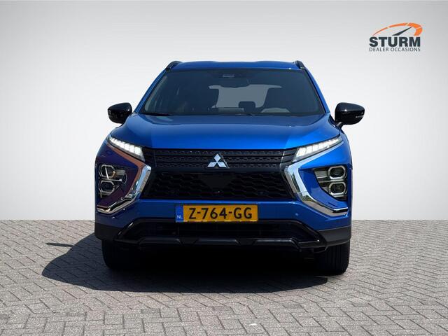 Mitsubishi ECLIPSE Cross 2.4 PHEV Black Edition | Navigatie | 360° Camera | Stuur- + Stoelverwarming | Adapt. Cruise Control | Leder | Keyless Entry | Rijklaarprijs!