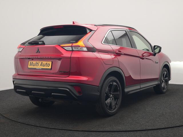 Mitsubishi ECLIPSE Cross 2.4 Black Edition Plug In Hybrid 188pk Dealer O.H. PHEV | Trekhaak | Adaptive Cruise | 360 Camera | Alcantara Sportstoelen & Stuur Verwarmd | Keyless | Blis | Navigatie Via TomTom | Apple Carplay | DAB |
