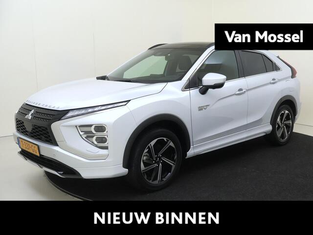 Mitsubishi ECLIPSE Cross 2.4 PHEV Instyle | Carplay/Android | Autonomous Emergency Braking | cruise control adaptief | electronic climate control | elektrisch glazen panorama-dak | LED koplampen | lederen bekleding | lichtmetalen velgen 18" | navigatiesysteem |