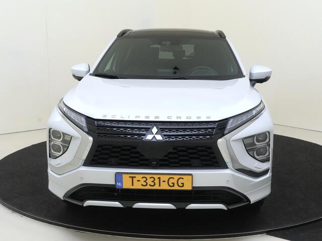 Mitsubishi ECLIPSE Cross 2.4 PHEV Instyle | Carplay/Android | Autonomous Emergency Braking | cruise control adaptief | electronic climate control | elektrisch glazen panorama-dak | LED koplampen | lederen bekleding | lichtmetalen velgen 18" | navigatiesysteem |