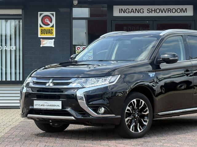 Mitsubishi OUTLANDER 2.0 PHEV Premium 4wd 122 pk plug in hybride automaat apple carplay camera climate ctr cruise ctr half/leder alcantara dagrijverlichting led dealer onderhoud