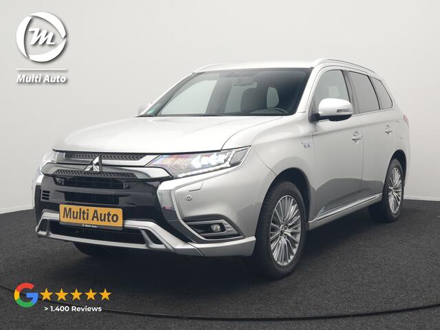 Mitsubishi OUTLANDER 2.4 Intense+ Plug In Hybrid 225pk Dealer O.H PHEV | Trekhaak Af Fabriek | 360 Camera | Lederen Sportstoelen Verwarmd | Apple Carplay | Blis | Cruise Control | Navigatie | Keyless | DAB | 18" L.M |
