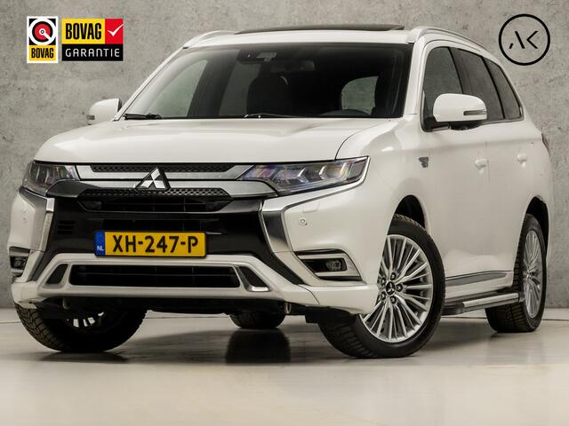 Mitsubishi OUTLANDER 2.4 PHEV Deluxe 225Pk Automaat (SCHUIFDAK, APPLE CARPLAY, 360 CAMERA, LEDER, ZWART HEMEL, ADAPTIVE CRUISE, GETINT GLAS, STOELVERWARMING, NIEUWE APK, NIEUWSTAAT)