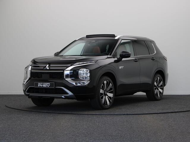 Mitsubishi OUTLANDER 2.4 PHEV Instyle+ | Trekhaak | Bruin lederen bekleding | Yamaha audio | Panoramadak | Stoelmassage |