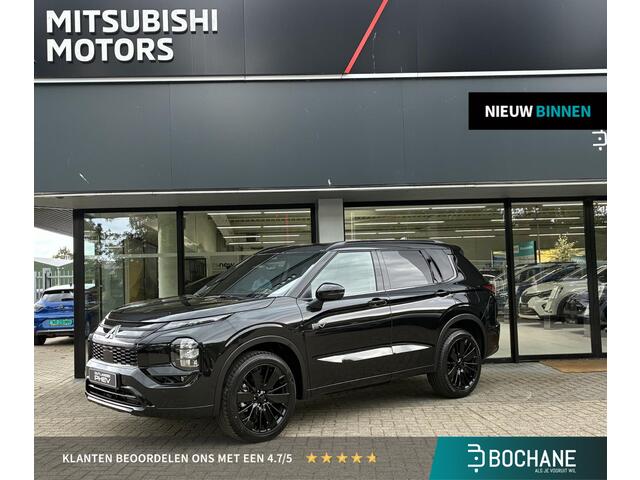 Mitsubishi OUTLANDER 2.4 PHEV BlackEdition NIEUW UIT VOORRAAD LEVERBAAR | BlackEdition | Lederen Bekleding | Verwarmbare stoelen | Stoelventilatie voor | Adaptieve Cruise Control | Parkeersensoren voor- en achter | Verwarmbare achterbank | Panoramadak Elektrisch | 8 jaar fabr