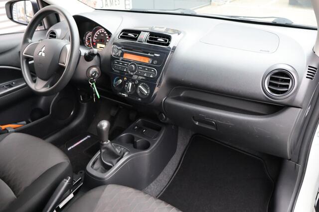 Mitsubishi SPACE STAR 1.0 Cool+ NL-Auto | Volledig Onderh. | BTW | 2e Eigenaar | Airco | Bluetooth | EL.RMN | DAB | Start/Stop | Hill-Hold | Stuurbekrachtiging