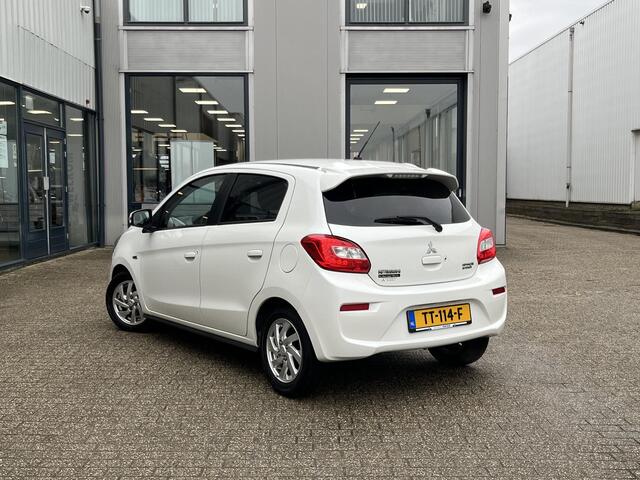 Mitsubishi SPACE STAR 1.0 Intense | NL Auto/2e Eig./Navi/Clima/Bluetooth/Privacy-Glass/Achterspoiler/14" LM-Velgen met All Season Banden