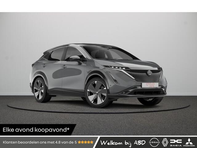 Nissan Ariya 87 kWh Batterij 242 1AT Evolve + 20" lichtmetalen velgen | 12.3" dubbel TFT-scherm | 19" lichtmetalen velgen + aerocover | 20" lichtmetalen velgen met aero cover